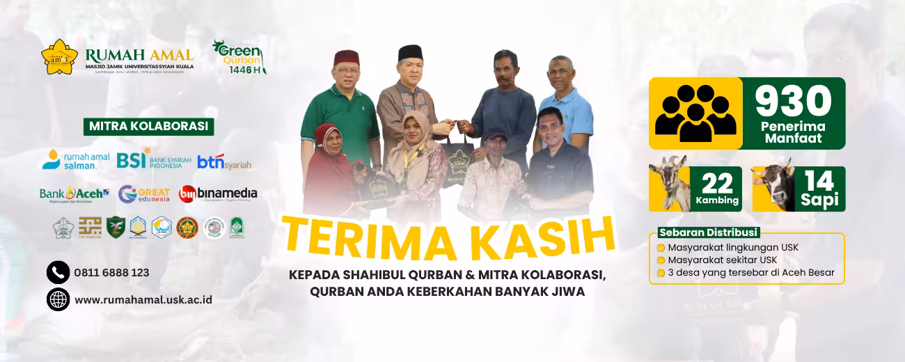 Green Qurban 1446 H Rumah Amal Usk Salurkan 880 Paket Daging Ke Warga 2