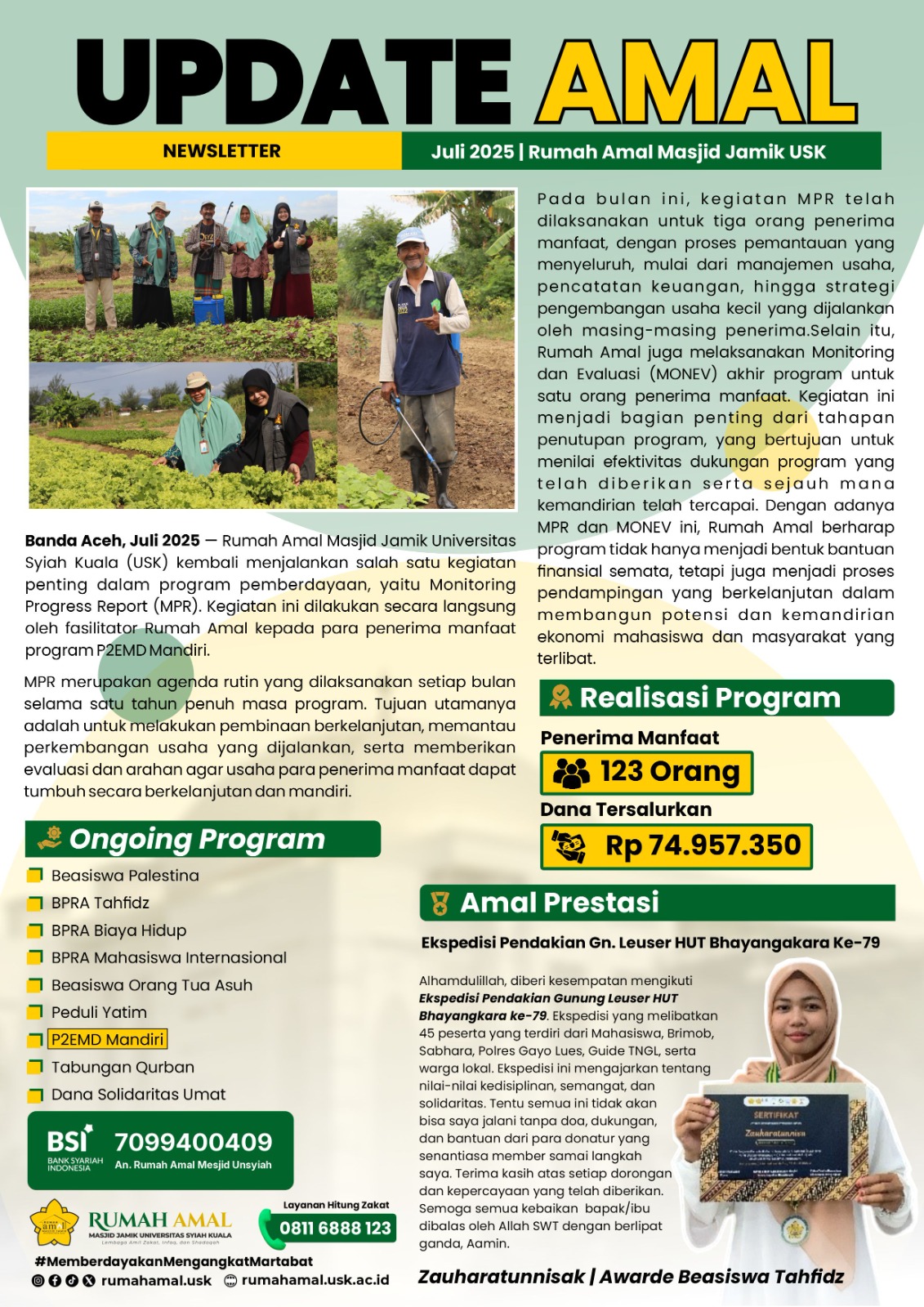 Newsletter Juli 2025 (P2EMD Mandiri)